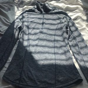 Workout quarter zip
